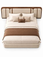 The Fiori Bed — Luxury Upholstered Wooden Bed