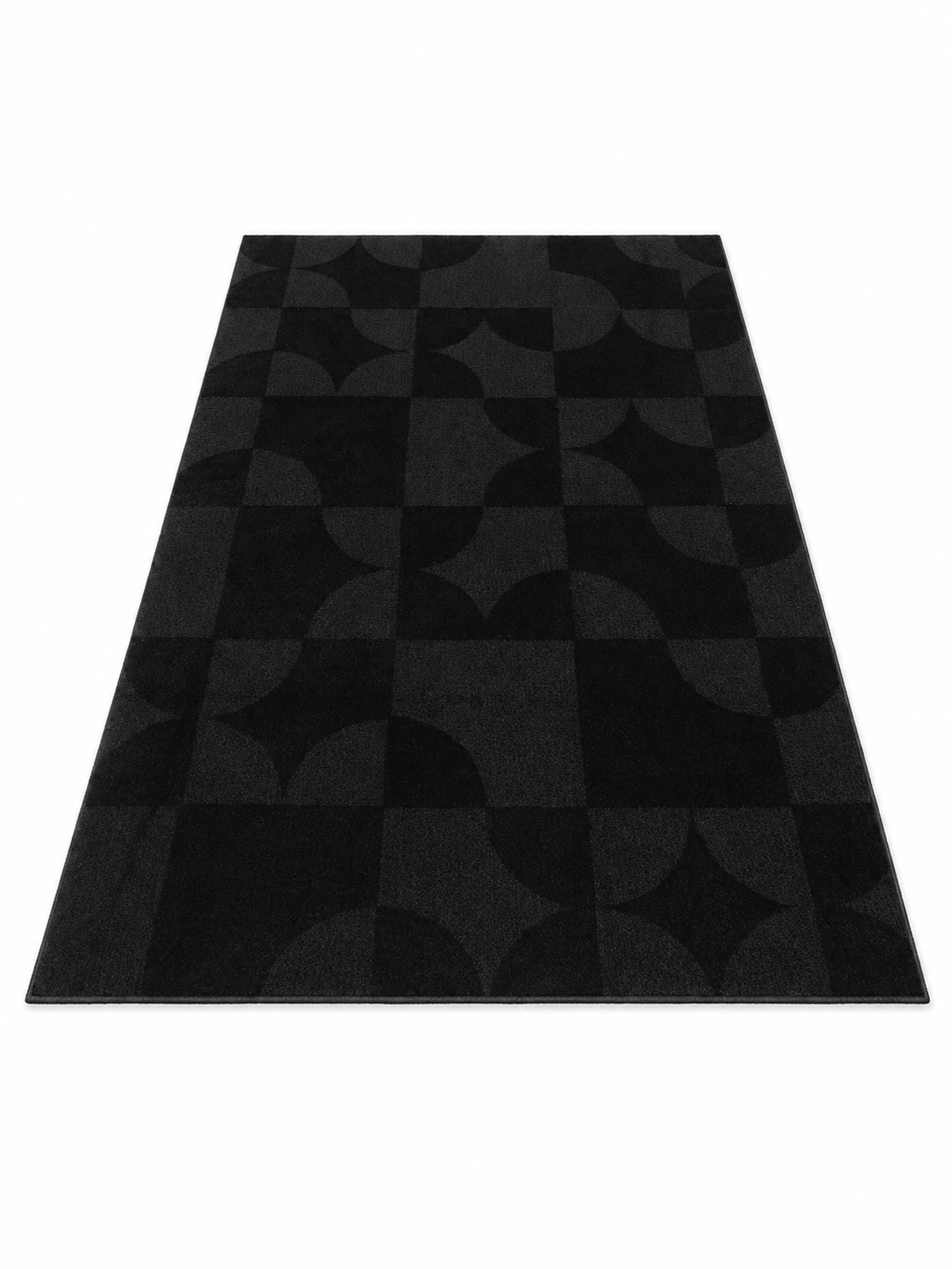 The Vesper Rug — Luxury Modern Geometric Polyester Rug
