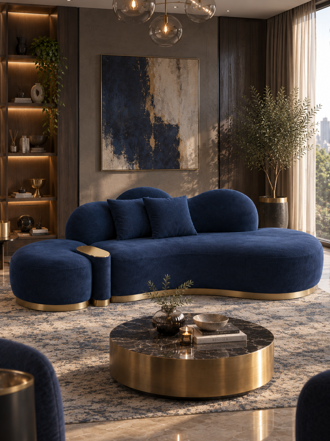 The Orvo Sofa — Luxury Modern 3-Seater Sofa