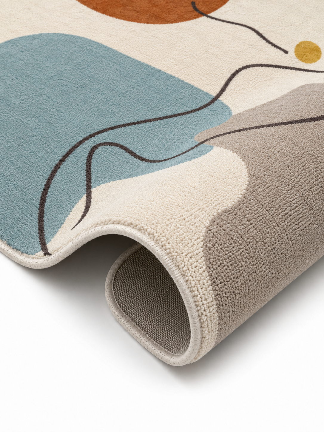 The Orvica Rug — Luxury Contemporary Abstract Area Rug
