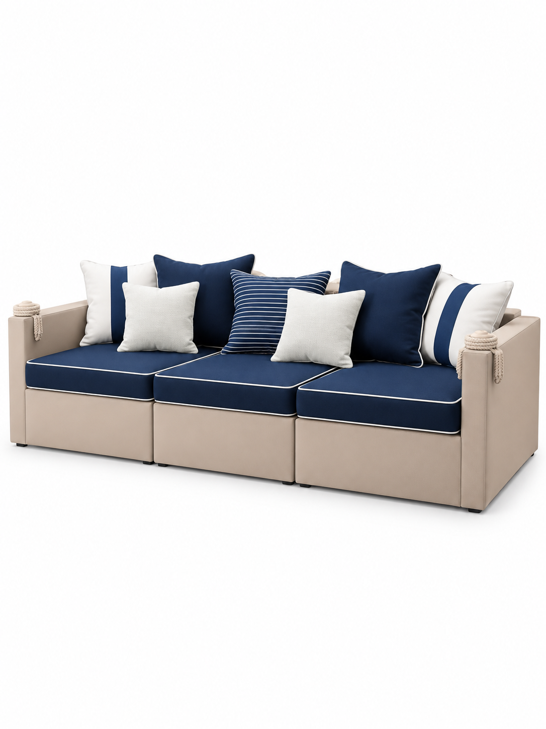 The Azure Outdoor Sofa — Luxury Contemporary 3 Seater Sofa