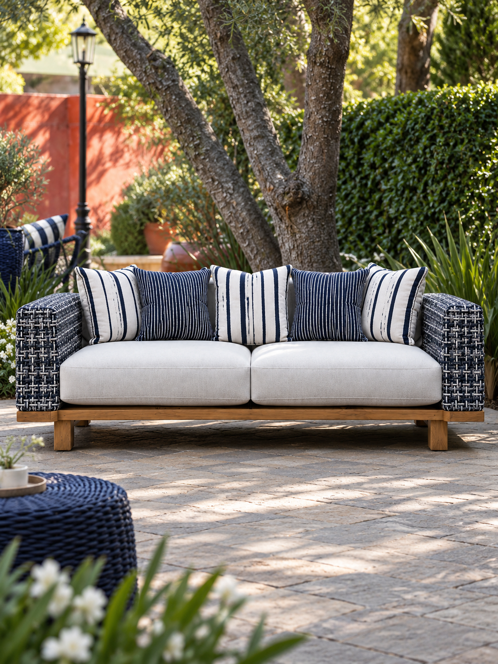 The Arven Sofa — Luxury Woven Outdoor Sofa