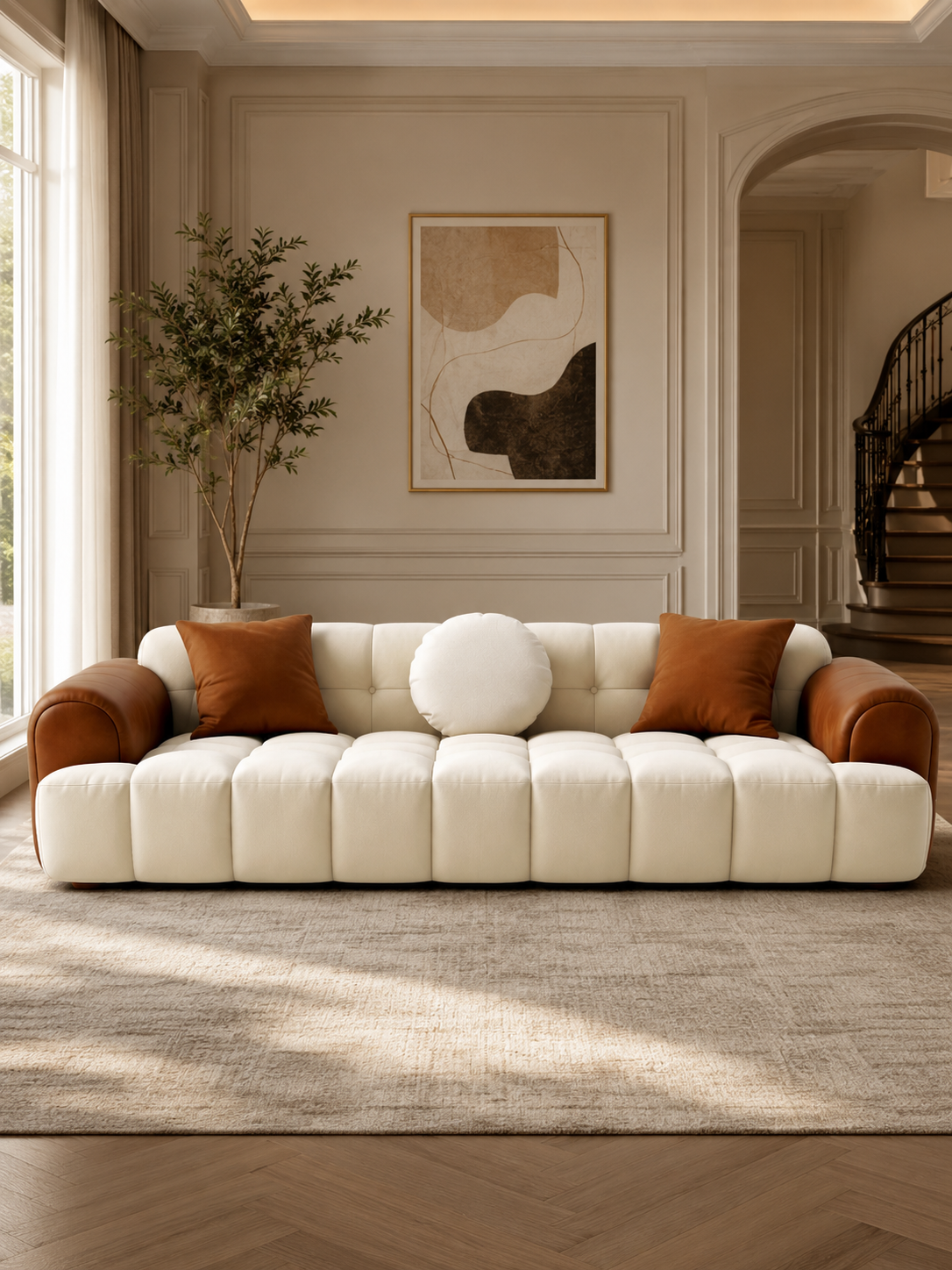 Zoba Modern 4 Seater Sofa