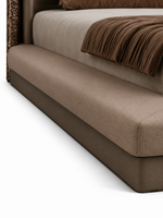 The Seraphine Bed — Luxury Sculptural Upholstered Bed