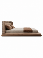 The Seraphine Bed — Luxury Sculptural Upholstered Bed
