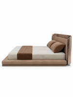 The Seraphine Bed — Luxury Sculptural Upholstered Bed