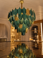 The Helvaris Foliage — Luxury Botanical Leaf Chandelier