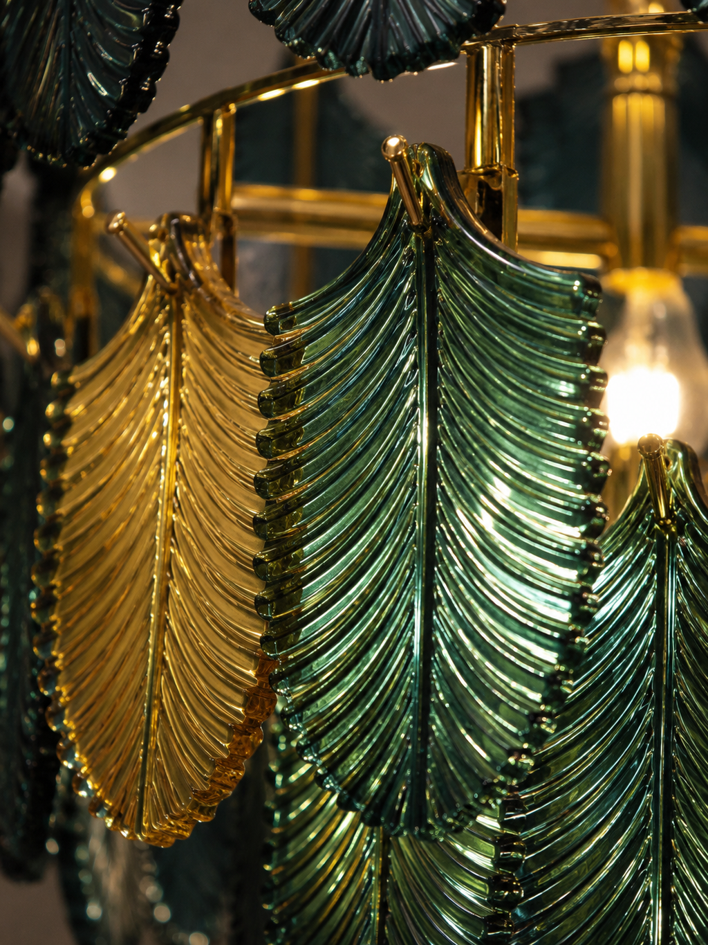 The Helvaris Foliage — Luxury Botanical Leaf Chandelier
