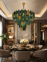 The Helvaris Foliage — Luxury Botanical Leaf Chandelier