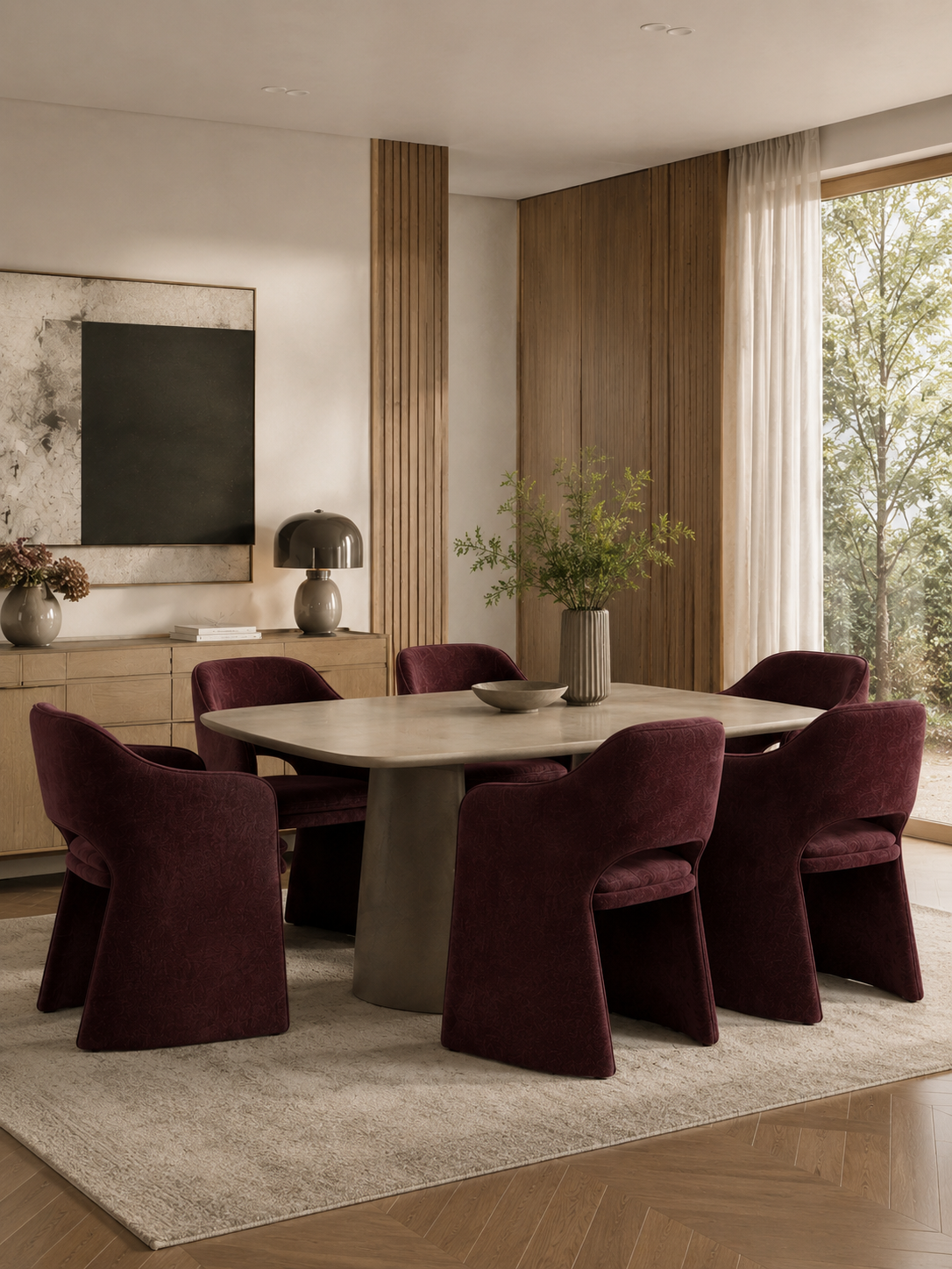 The Veloura Chair — Luxury Upholstered Accent Chair