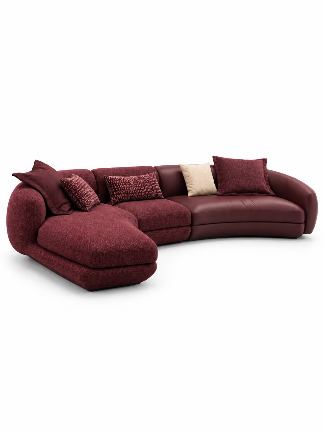 The Valora Sofa — Luxury Sculptural Curved Modular Chaise Sofa