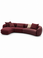 The Valora Sofa — Luxury Sculptural Curved Modular Chaise Sofa