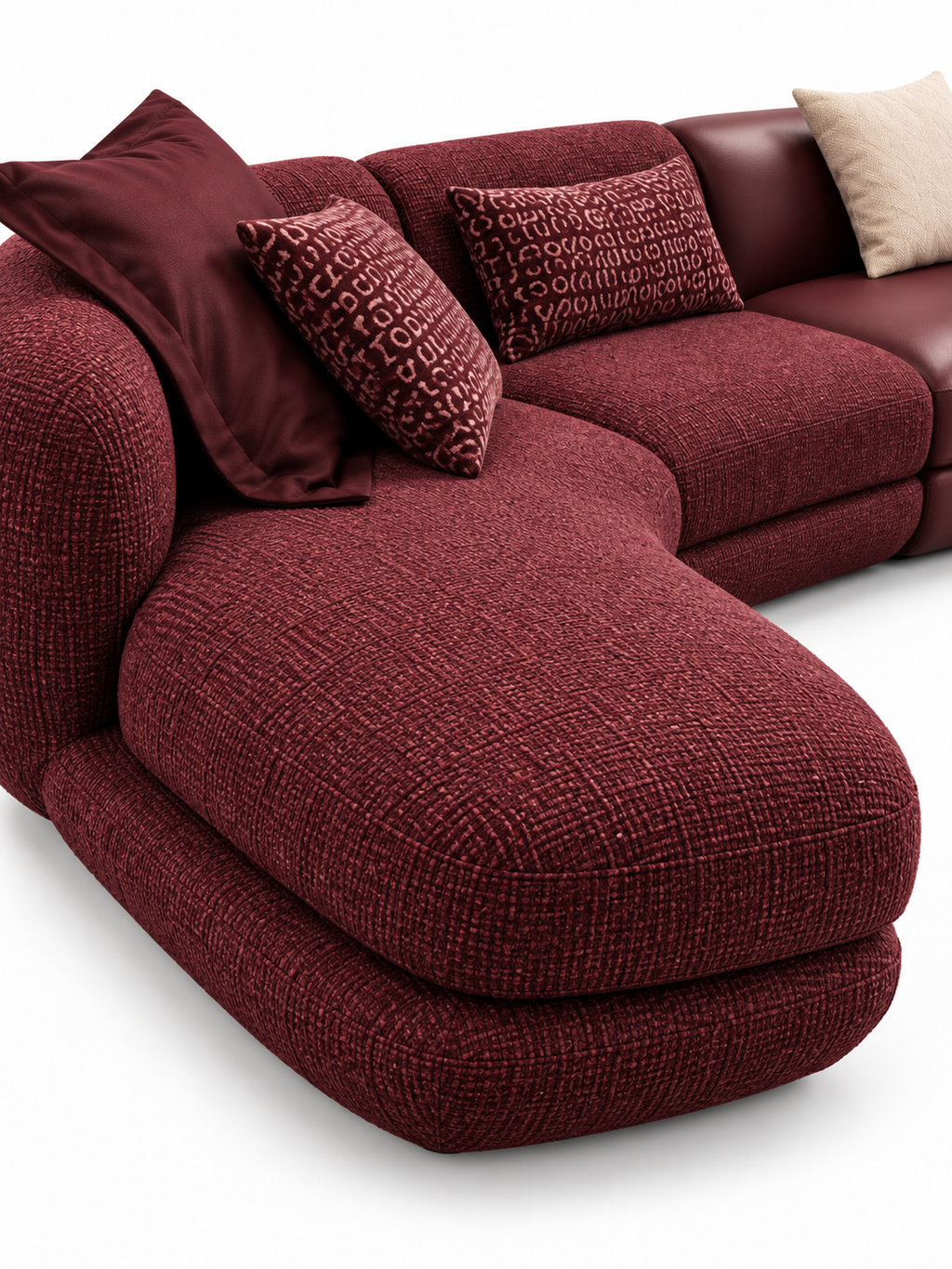 The Valora Sofa — Luxury Sculptural Curved Modular Chaise Sofa