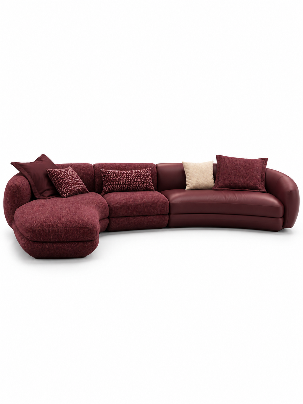 The Valora Sofa — Luxury Sculptural Curved Modular Chaise Sofa