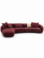 The Valora Sofa — Luxury Sculptural Curved Modular Chaise Sofa