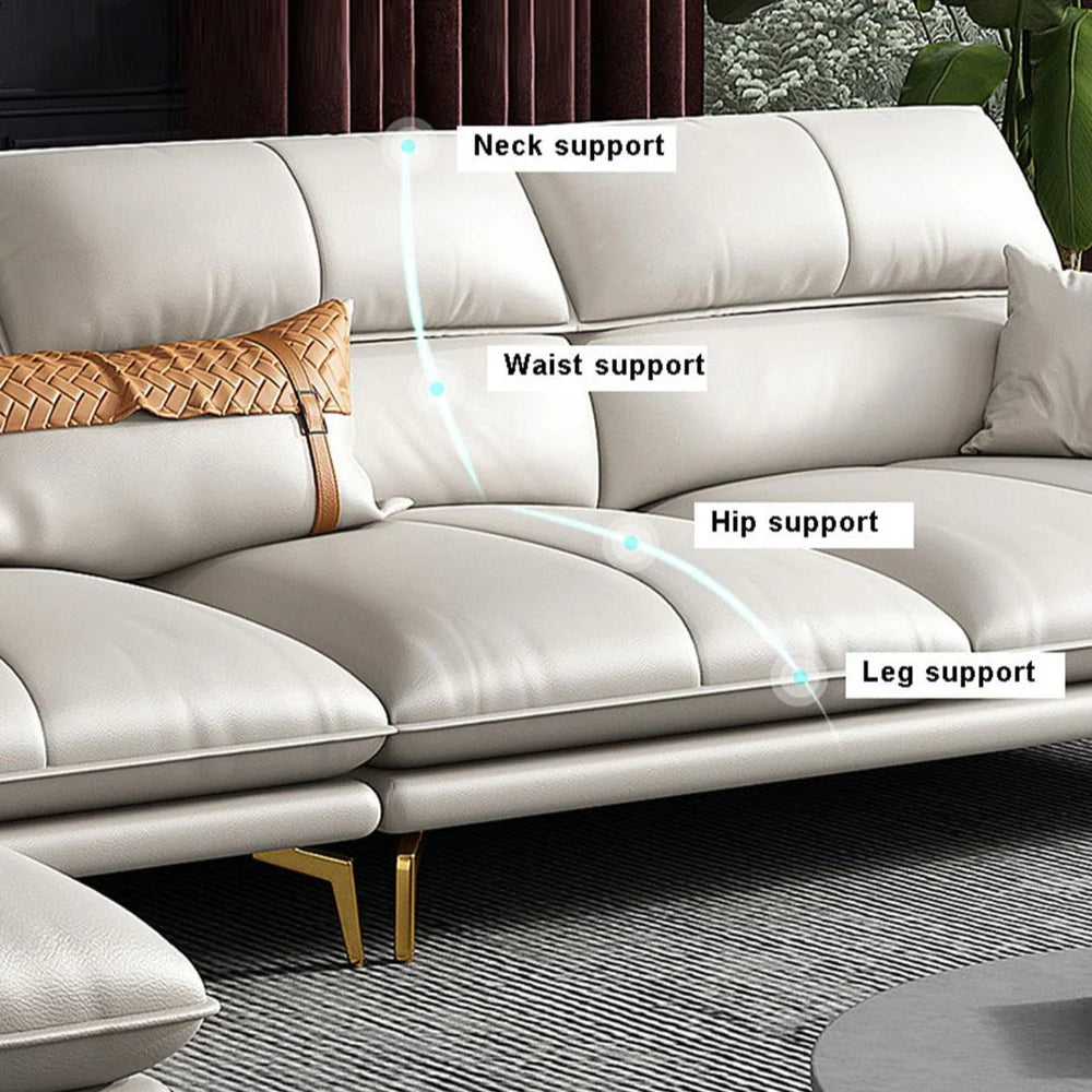 Rala Modern Luxury Leather Sectional Sofa