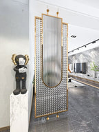 Raha Luxury Glass And Metal Partition