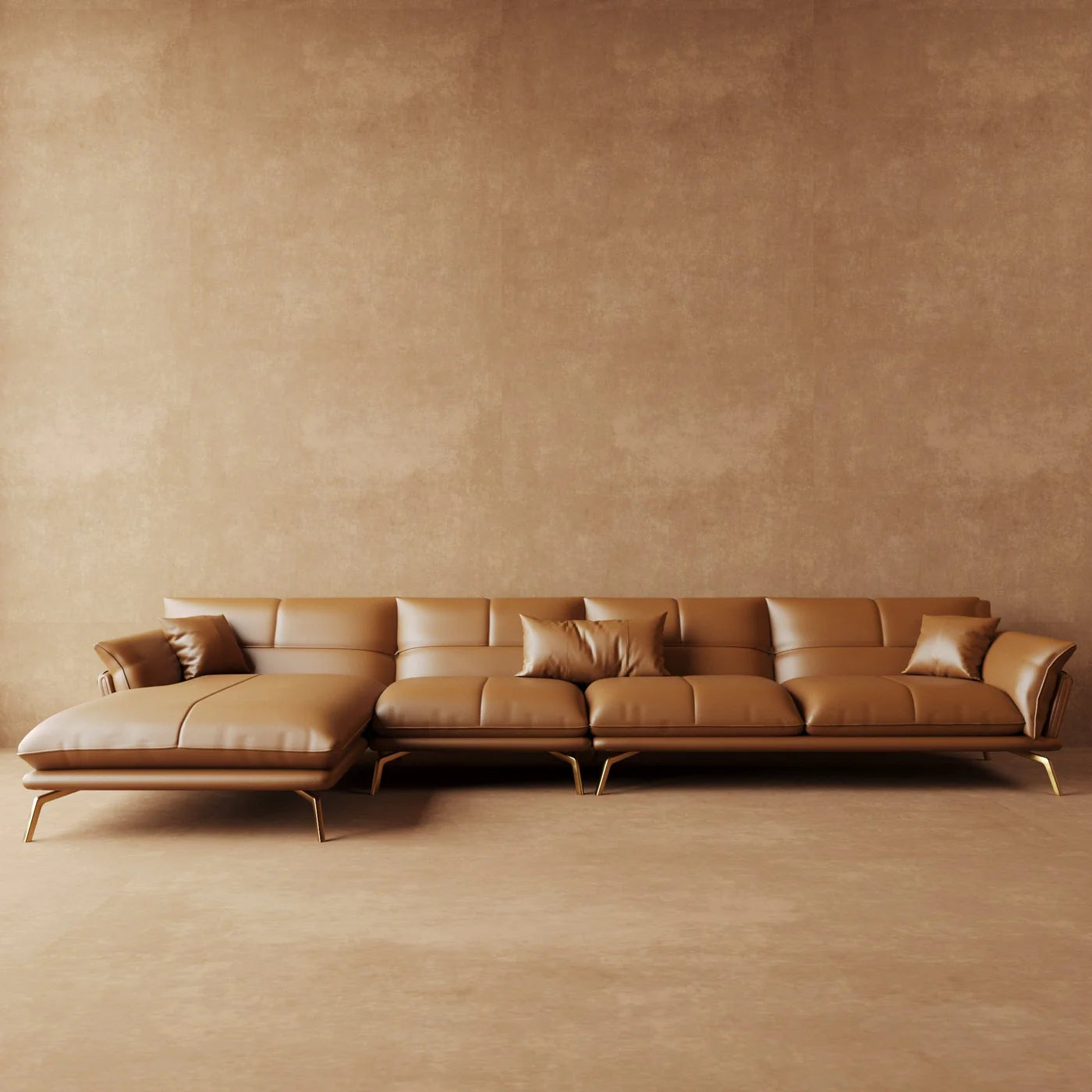 Rala Modern Luxury Leather Sectional Sofa
