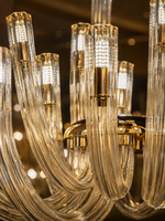 The Elvaron Chandelier — Luxury Sculptural Glass Multi-Arm Chandelier