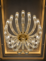 The Elvaron Chandelier — Luxury Sculptural Glass Multi-Arm Chandelier