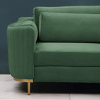 Armour Luxury And Modern Wooden Sofa Set With Wooden Base