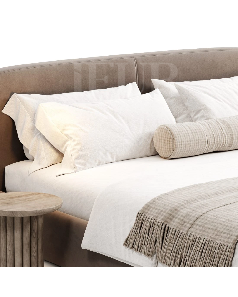 Calma Modern Upholstered Bed