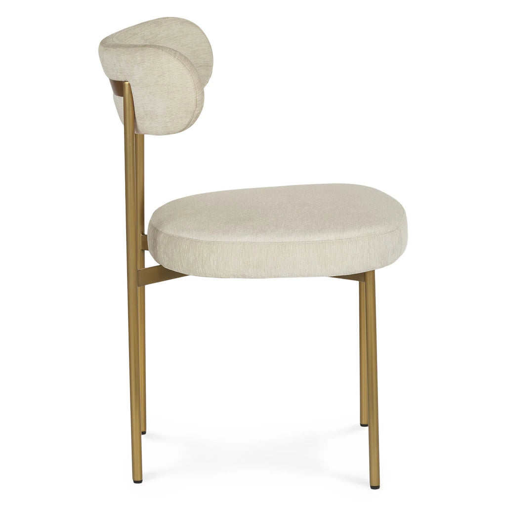 Clarka Modern Metal Dining Chair