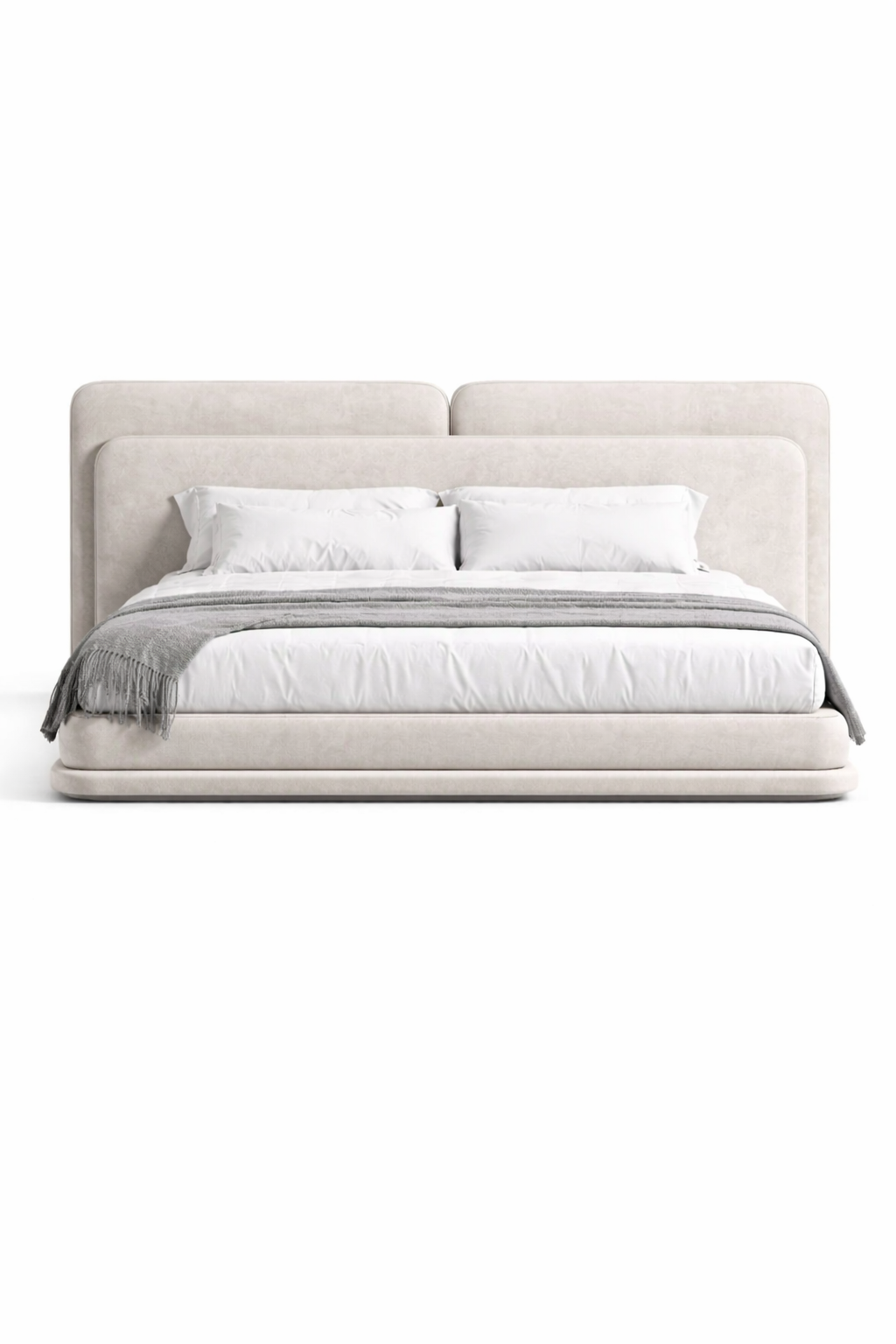 HavenStack Luxury Minimalist Upholstered Bed