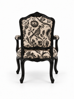 The Virelle Accent Chair — Luxury Carved Solid Wood Statement Chair