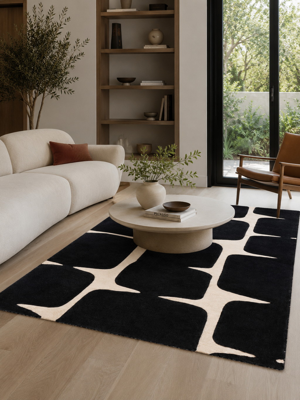 The Vantique Rug — Luxury Sculpted Abstract Area Rug