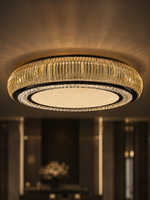 The Caelora Chandelier — Luxury Crystal Halo Ceiling Chandelier