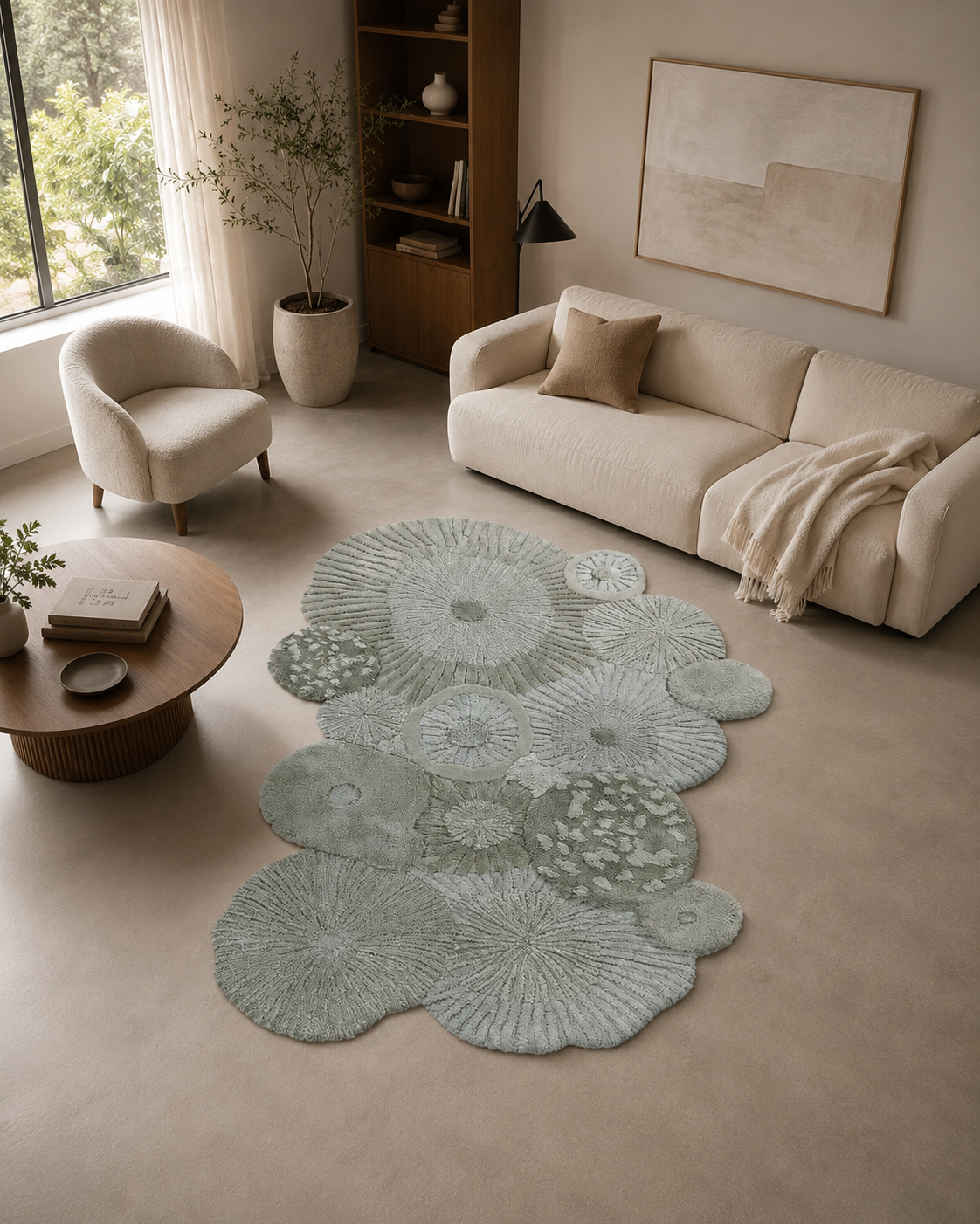 The Korall Rug — Luxury Organic Sculptural Hand-Tufted Area Rug