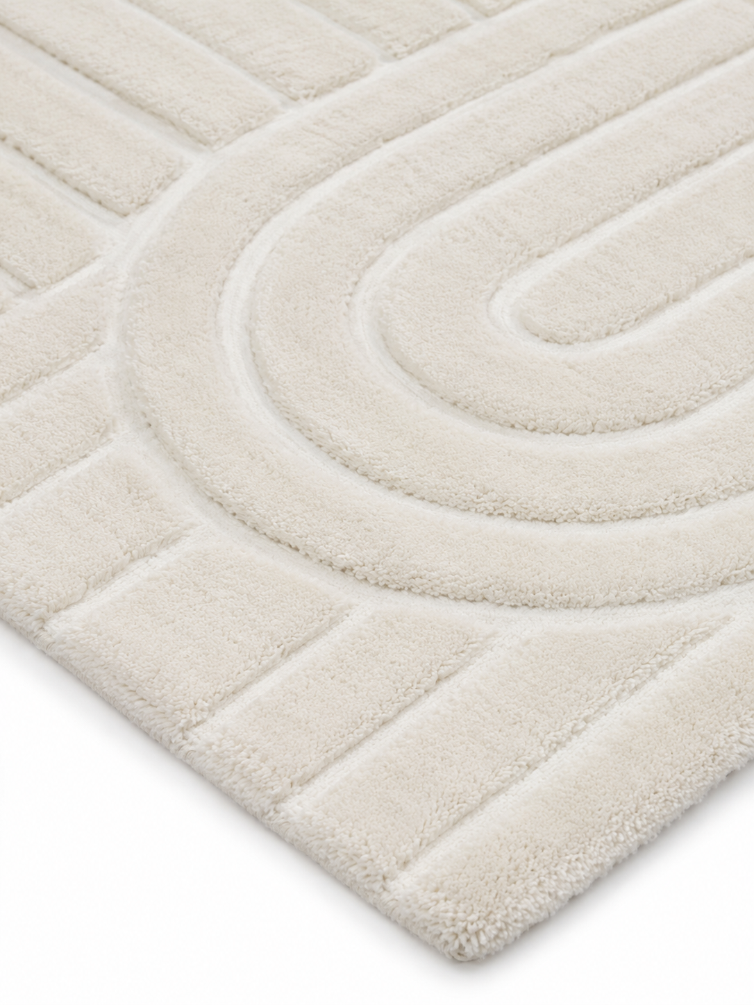 The Arco Rug — Luxury Textured Geometric Area Rug