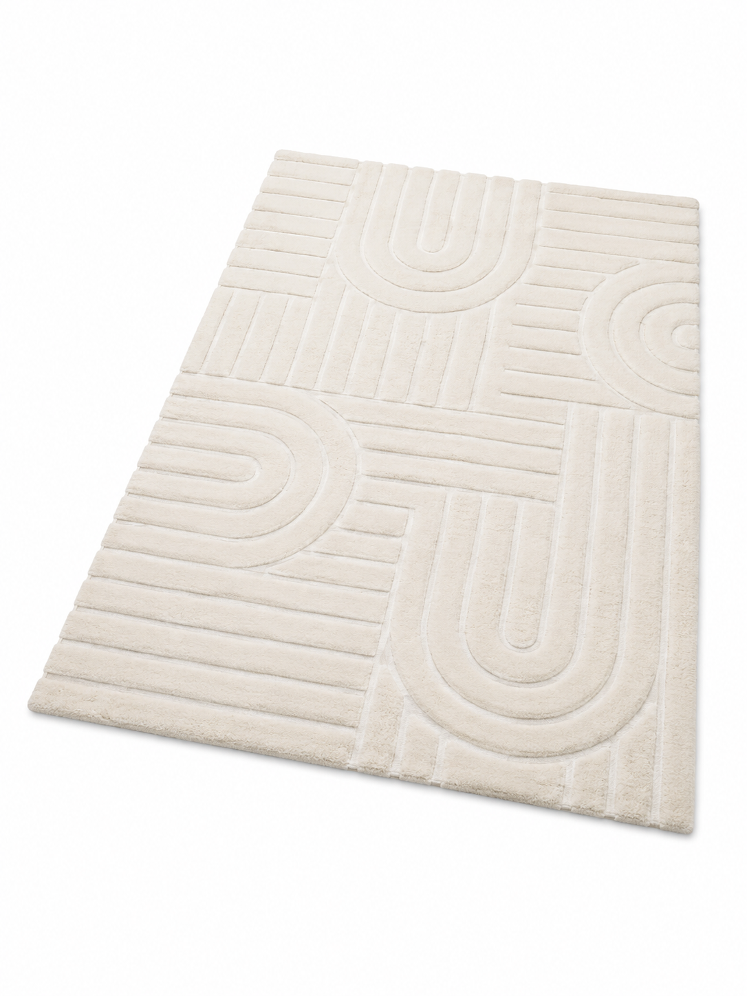 The Arco Rug — Luxury Textured Geometric Area Rug