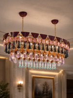 The Oravelle Cascade Chandelier — Luxury Artisan Glass Pendant Light