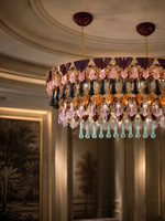 The Oravelle Cascade Chandelier — Luxury Artisan Glass Pendant Light