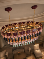 The Oravelle Cascade Chandelier — Luxury Artisan Glass Pendant Light