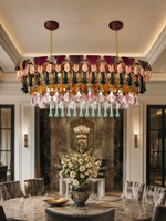 The Oravelle Cascade Chandelier — Luxury Artisan Glass Pendant Light
