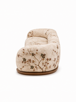 The Gavora Sofa — Luxury Botanical Curved 4 Seater Sofa