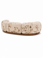 The Gavora Sofa — Luxury Botanical Curved 4 Seater Sofa