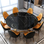 Jaxon Premium Round Table With Black Marble Top