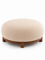 The Crelora Sofa — Luxury Modern Curved 5 Seater Bouclé Fabric Sofa