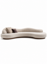 The Umbria Sofa — Luxury Curved Bouclé 5 Seater Sofa