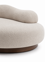 The Umbria Sofa — Luxury Curved Bouclé 5 Seater Sofa