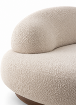 The Umbria Sofa — Luxury Curved Bouclé 5 Seater Sofa
