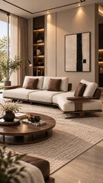 The Ilyra Sofa — Luxury Solid Wood Lounge Sofa