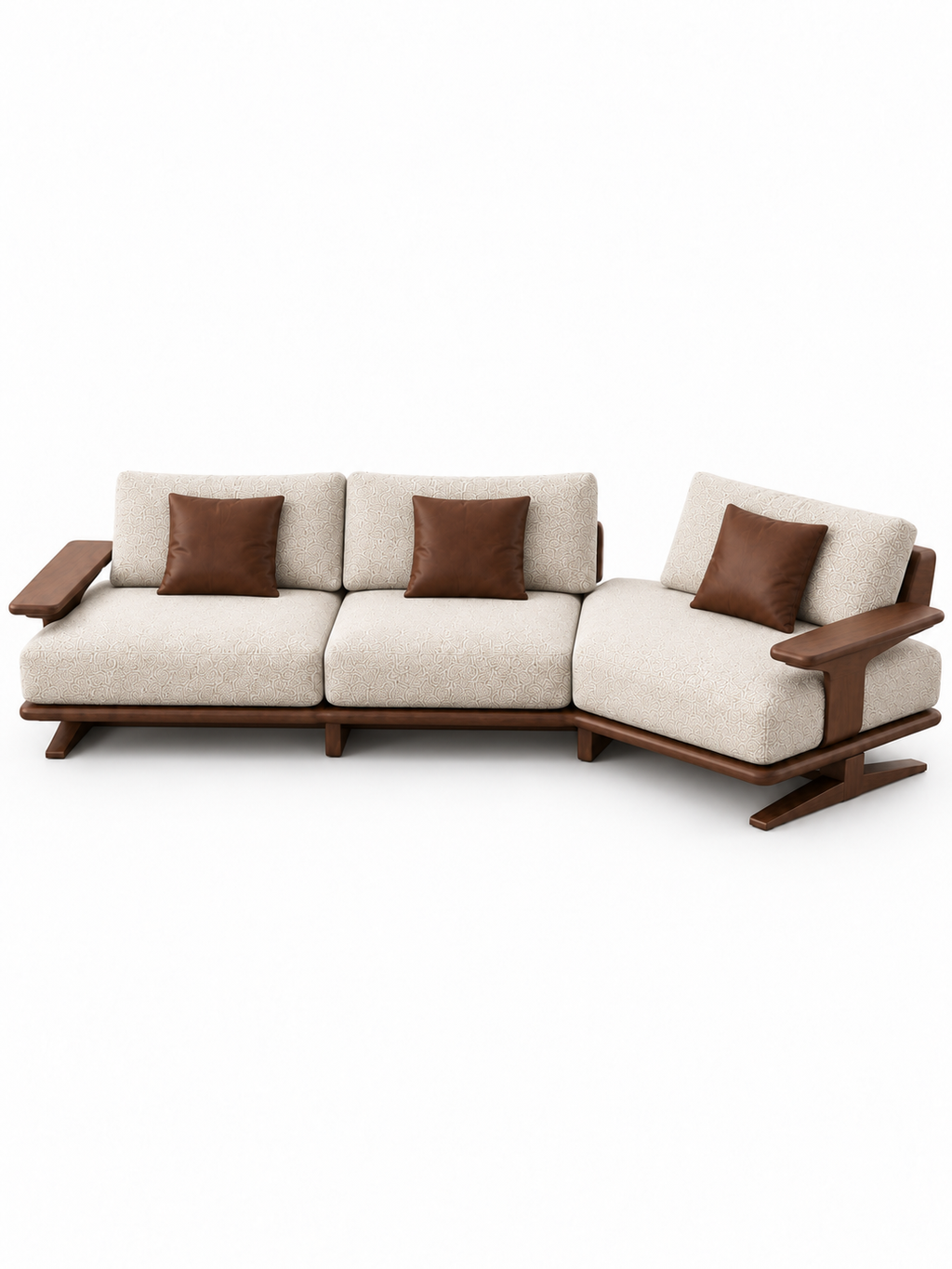 The Ilyra Sofa — Luxury Solid Wood Lounge Sofa