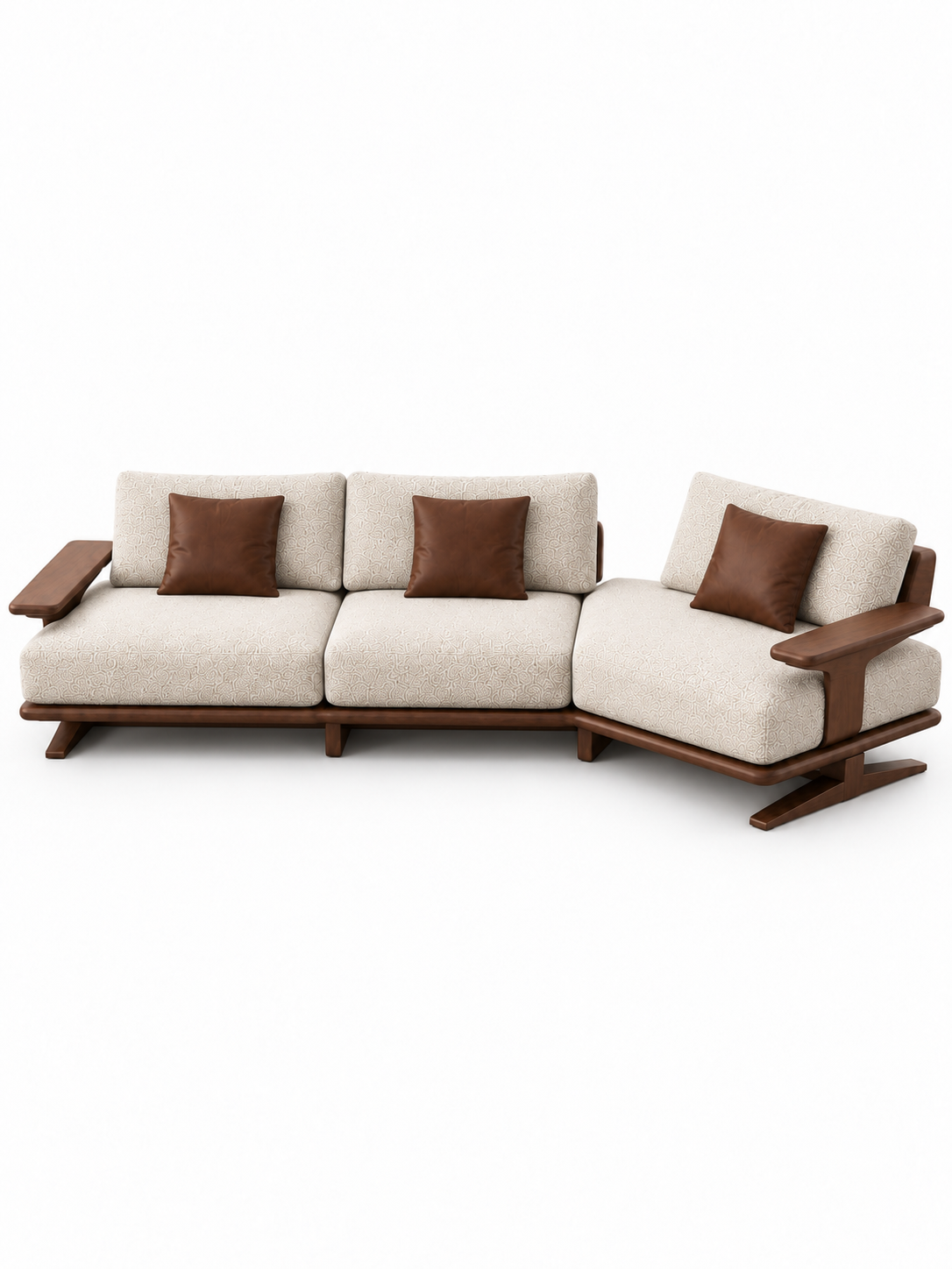 The Ilyra Sofa — Luxury Solid Wood Lounge Sofa