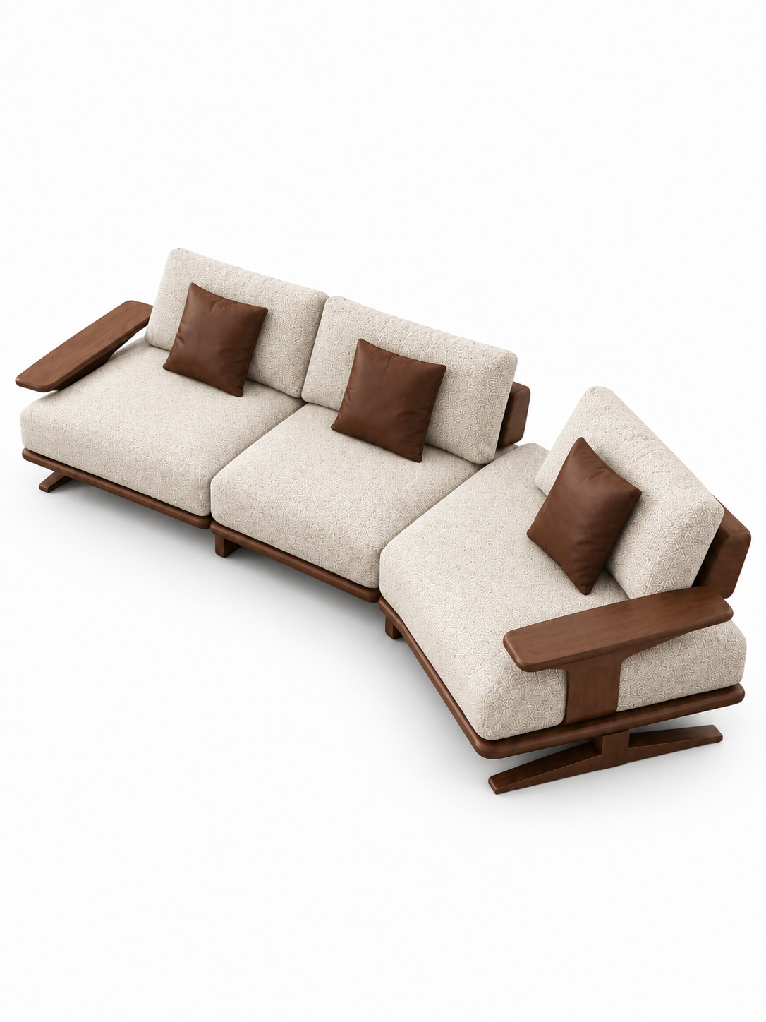 The Ilyra Sofa — Luxury Solid Wood Lounge Sofa
