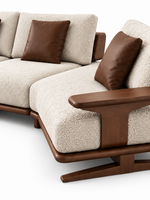 The Ilyra Sofa — Luxury Solid Wood Lounge Sofa